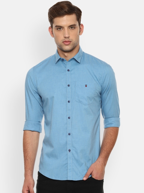 

Louis Philippe Sport Men Blue Slim Fit Solid Casual Shirt