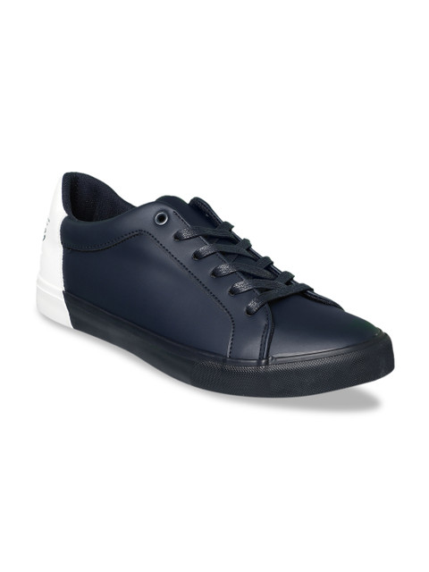 

Flying Machine Men Navy Blue & White Colourblocked Sneakers