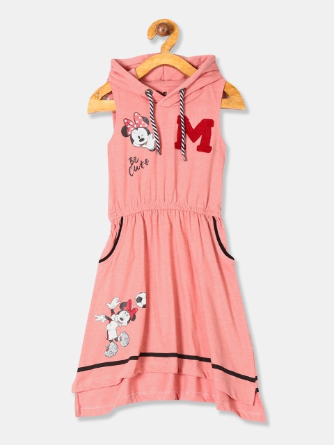 

Colt Girls Pink Minnie Mouse Printed Fit and Flare Dress
