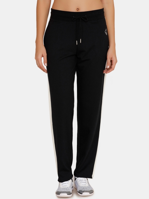 

Zelocity Women Black Solid Straight Fit Track Pants