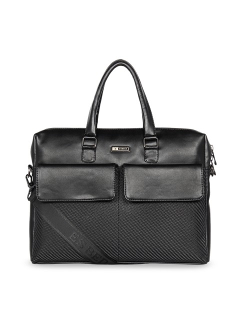 

ESBEDA Unisex Black Solid Laptop Bag