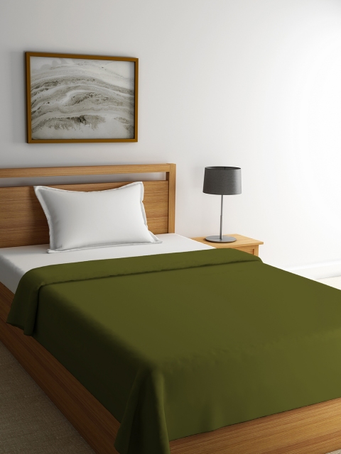 

STELLAR HOME Green Solid AC Room 210 GSM Single Bed Blanket