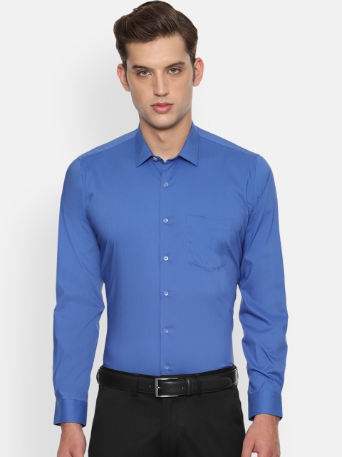 

Van Heusen Men Blue Slim Fit Solid Formal Shirt