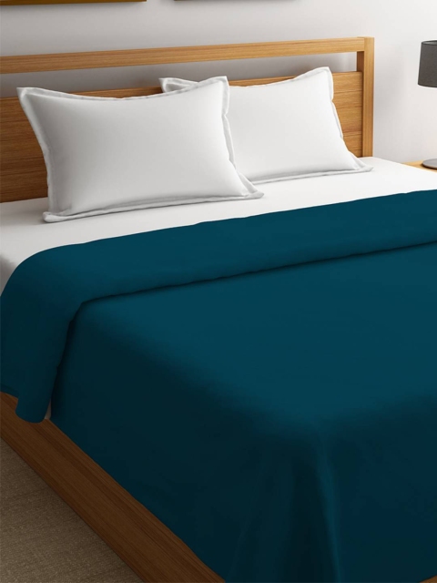

STELLAR HOME Blue Solid AC Room 210 GSM Double Bed Blanket