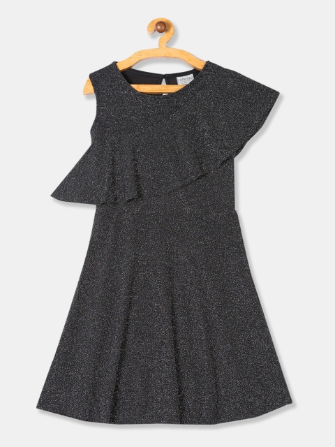 

Cherokee Girls Grey Embellished Fit and Flare Dress