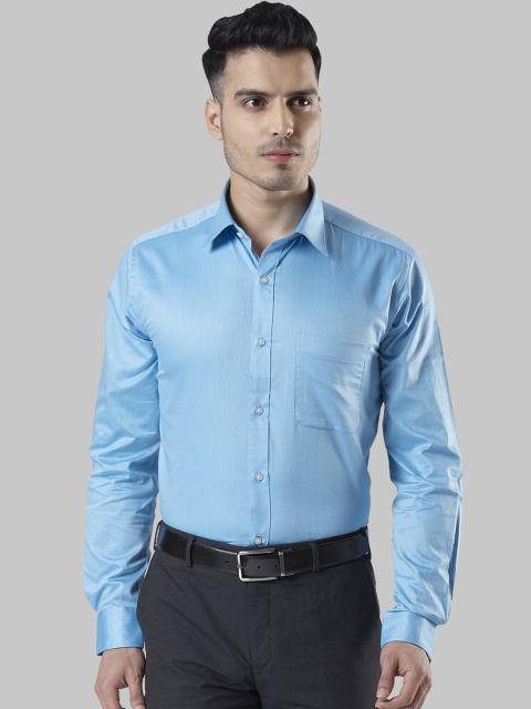 

Raymond Men Blue Slim Fit Solid Formal Shirt