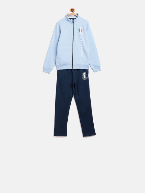 

Octave Boys Blue Solid Tracksuit