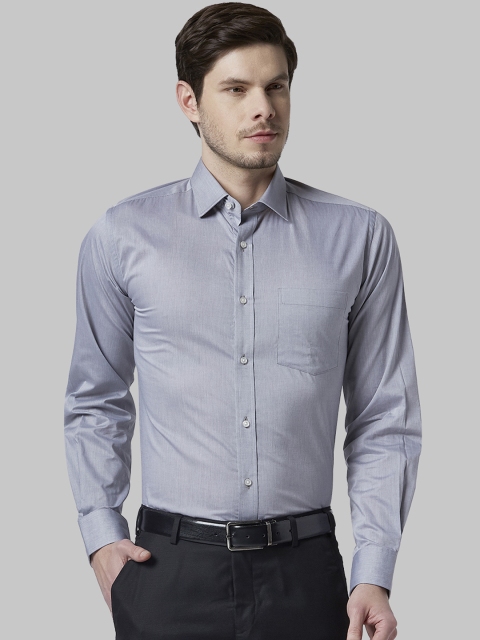 

Park Avenue Men Grey Regular Fit Solid Formal Shirt