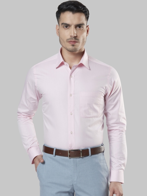 

Raymond Men Pink Slim Fit Solid Formal Shirt
