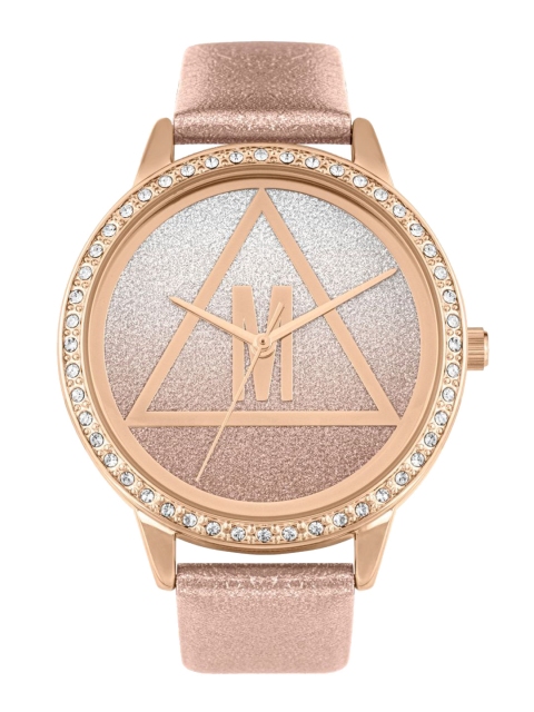

Missguided Women Rose Gold Analogue Watch MG024PRG