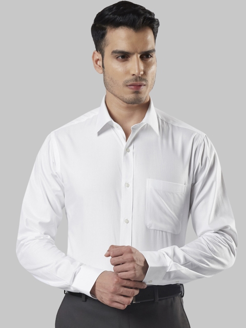 

Raymond Men White Slim Fit Solid Formal Shirt