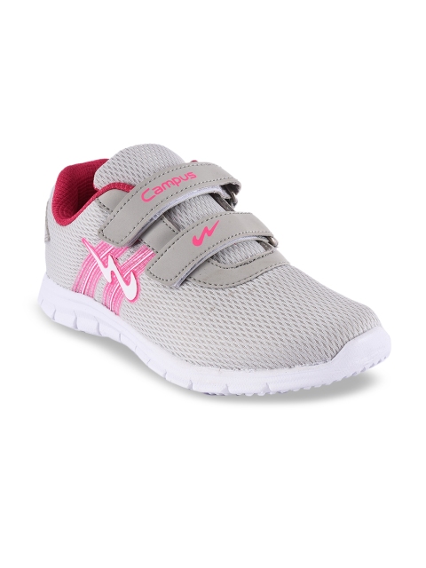 

Campus Women Grey Mesh Running Shoes