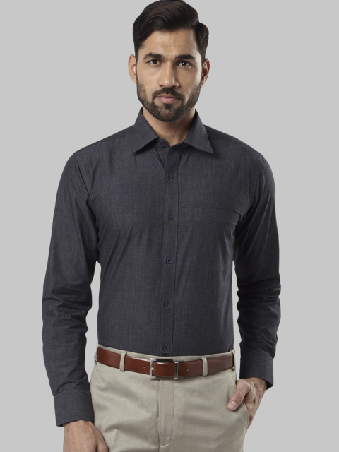 

Raymond Men Grey Regular Fit Solid Formal Shirt
