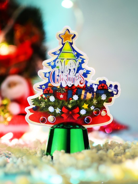 

Archies Red & Green X-Mas Tree Showpiece