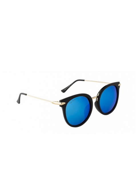 

Ted Smith Women Polarised Lens Cateye Sunglasses TS-1290S_C4, Blue