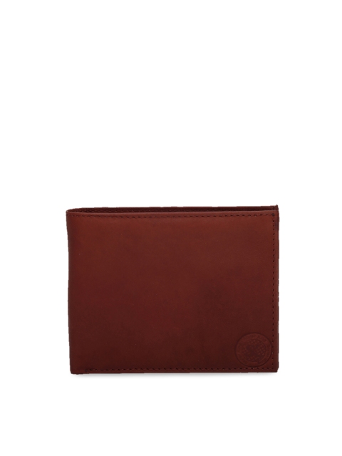

STYLER KING Men Brown Solid Two Fold Wallet