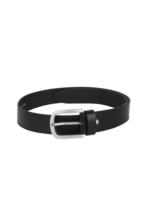 

Red Tape Men Black Textured Belt