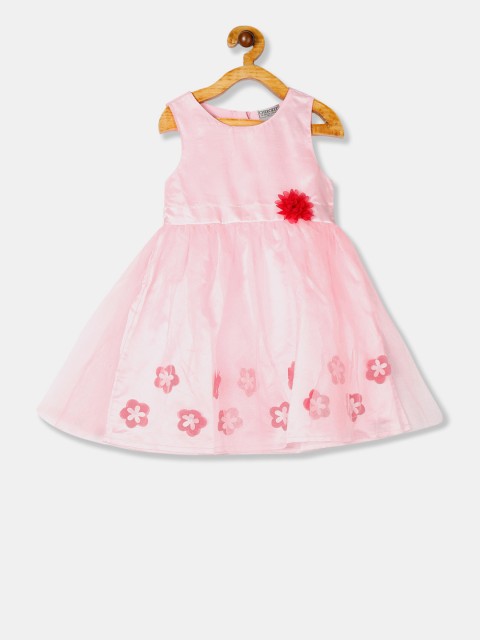 

Cherokee Girls Pink Printed Fit and Flare Dress