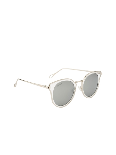 

Ted Smith Women Polarised Lens Cateye Sunglasses TS-1309S_C4, Silver