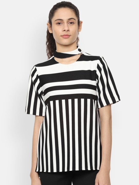 

Van Heusen Woman Women Black Striped Top