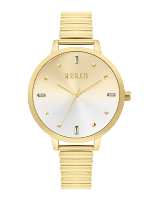 

Missguided Women Gold-Toned Analogue Watch MG012GM