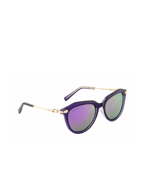 

Ted Smith Women Polarised Lens Cateye Sunglasses TS-1291S_C5, Purple