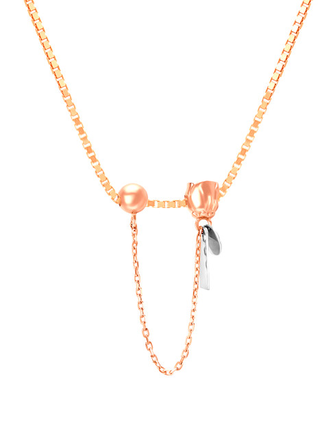

Mia by Tanishq 14KT Rose Gold Charm Chain