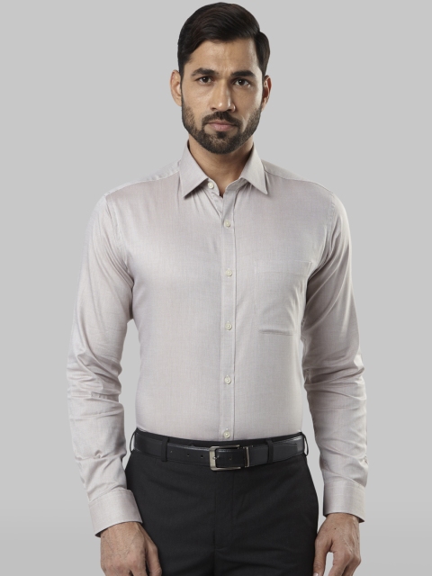

Raymond Men Beige Slim Fit Solid Formal Shirt