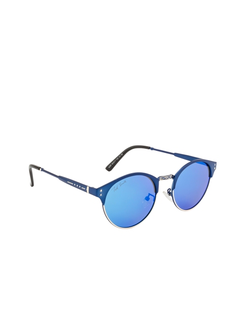 

Ted Smith Women Polarised Lens Round Sunglasses TS-1276S_C4, Blue
