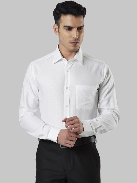 

Raymond Men White Slim Fit Solid Formal Shirt