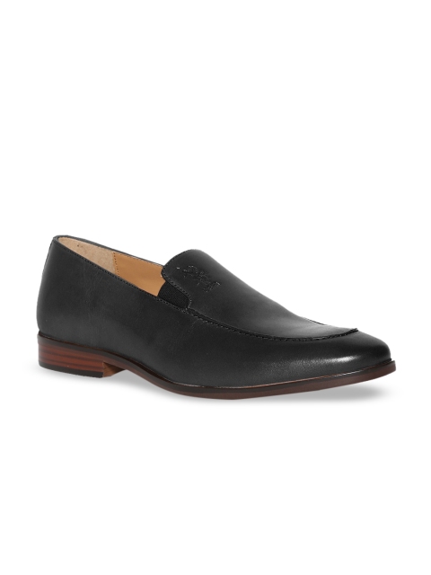 

U.S. Polo Assn. Men Black Solid Leather Formal Loafers