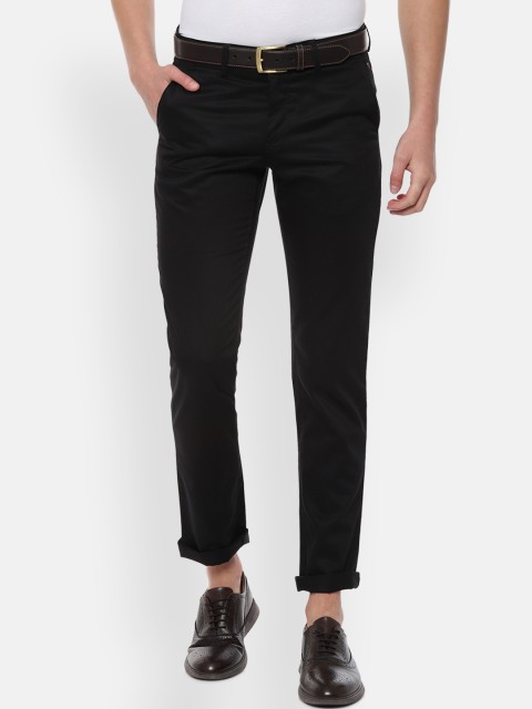

Louis Philippe Sport Men Black Slim Fit Solid Chinos