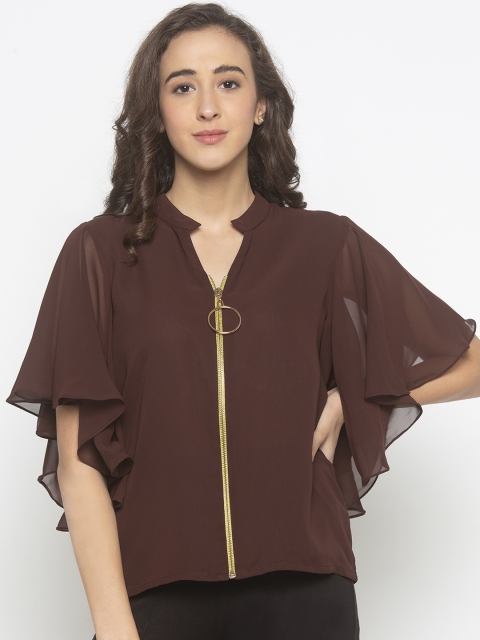 

Iti Women Brown Solid Top