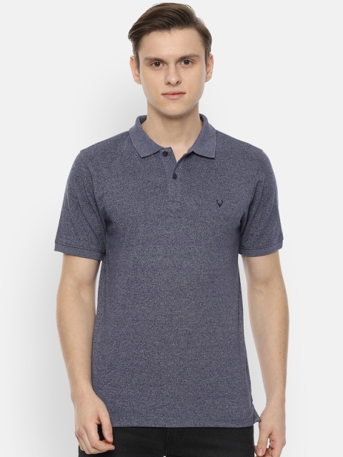 

Allen Solly Sport Men Grey Solid Polo Collar T-shirt