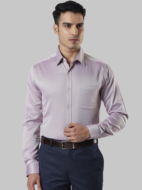 

Raymond Men Lavender Slim Fit Solid Formal Shirt