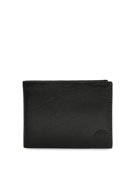 

STYLER KING Men Black Solid Two Fold Wallet