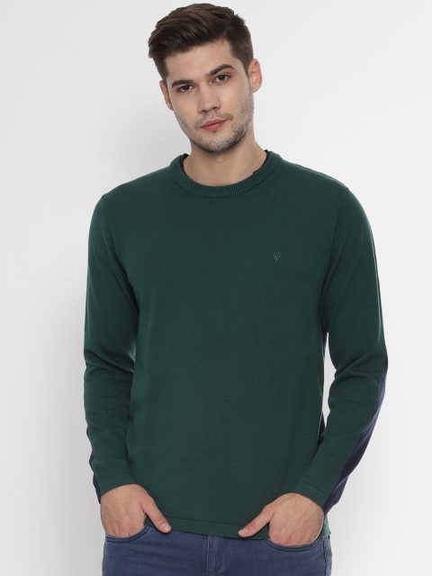 

Allen Solly Sport Men Green Solid Pullover Sweater