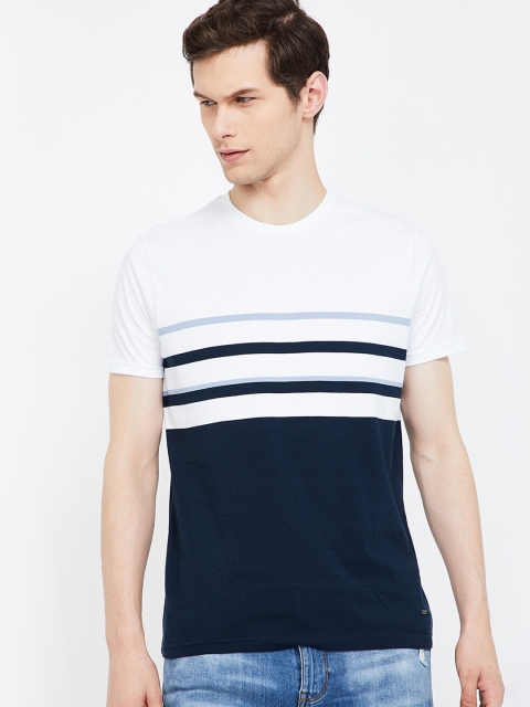 

Bossini Men Blue Colourblocked Round Neck T-shirt
