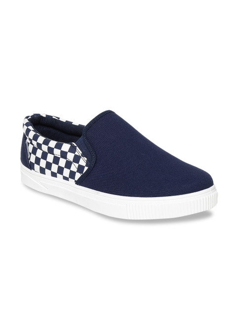 

Flying Machine Men Navy Blue Slip-On Sneakers