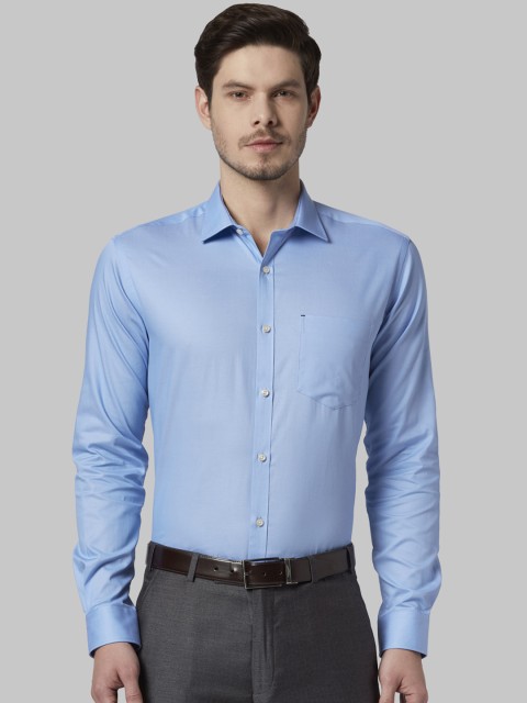 

Park Avenue Men Blue Slim Fit Solid Formal Shirt