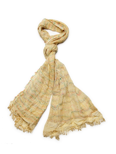 

J Style Girls Beige Solid Stole
