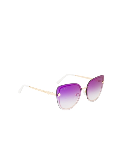 

Ted Smith Women UV Protected Cateye Sunglasses TS-1304S_C7, Purple