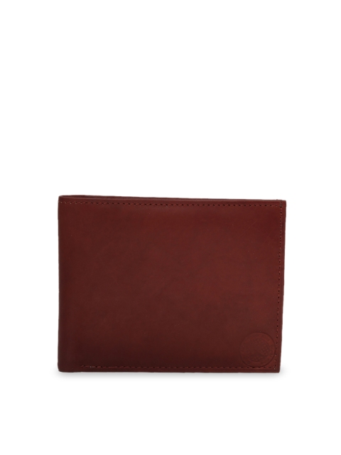 

STYLER KING Men Brown Solid Two Fold Wallet