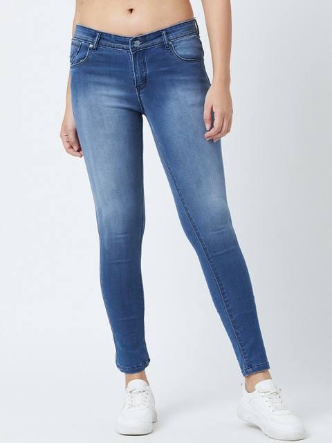 

Devis Women Blue Skinny Fit Mid-Rise Clean Look Stretchable Jeans