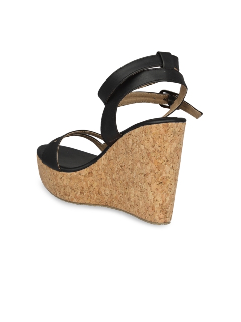 

pelle albero Women Black Solid Heels