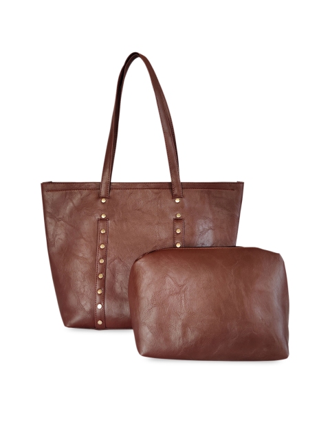 

Toteteca Brown Solid Shoulder Bag