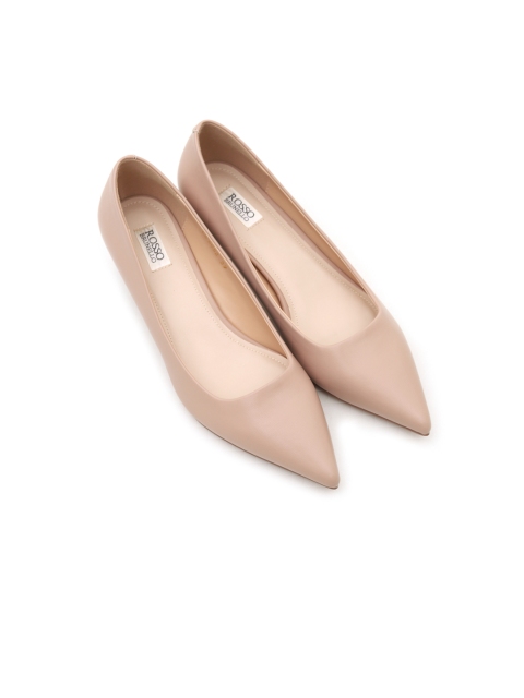 

ROSSO BRUNELLO Women Beige Solid Pumps