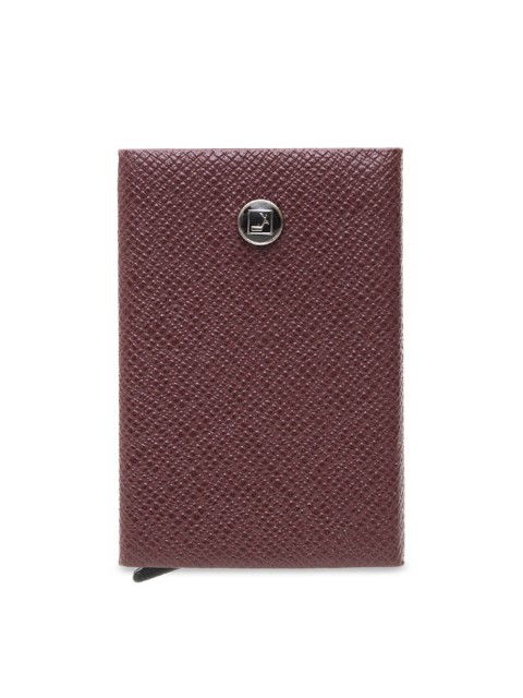 

Da Milano Men Multicoloured & Pink Textured Leather Card Holder, Multi