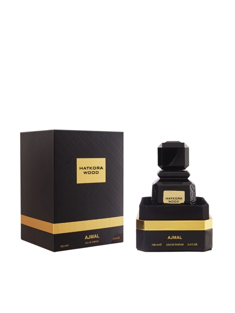 

Ajmal Unisex Hatkora Wood Eau De Parfum 100 ml, Black