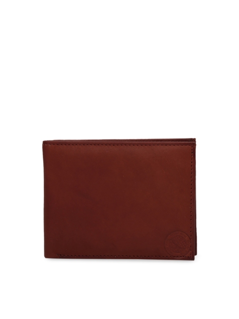 

STYLER KING Men Brown Solid Two Fold Wallet